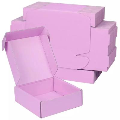 China Recycled Materials Shipping Boxes For Packaging Small Kraft Parcel Packet Corrugated Boxes Mailers Recyclable Postal Cardboard Mailing Boxes Gift for sale