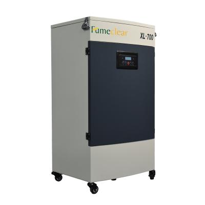 China Building Material Stores XL-700 Fume Extractor For CO2 Laser Cutter Engraver Fume Clear AC 110-220V 6 Layers 570m3/h 550*415*1070mm NC; GUA Online Support for sale