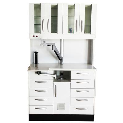 China Modern Design Dental Regional Wooden Clinic Dental Cabinet With Drawers Te koop