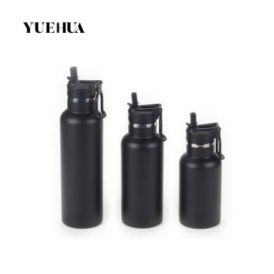 China Large Capacity 16 Ounce Stainless Steel Hydraulic Vacuum Insulated Sports Water Bottle Flask for sale