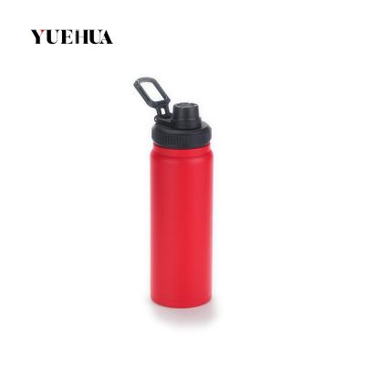 China Sustainable 24oz Double Wall Insulated Stainless Steel Water Bottle Vacuum Flask Custom Drinkware Wholesale Outdoor Sports for sale