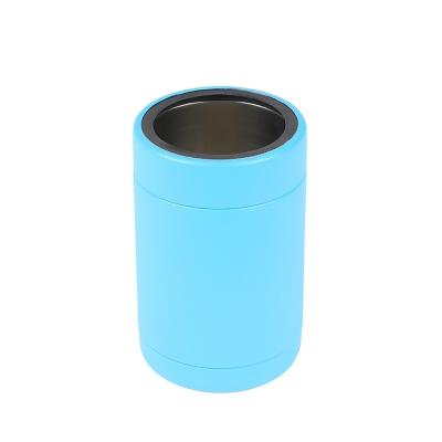 China 12 oz Double Wall Stainless Steel Waterproof Vacuum Insulated Beer Can Holder for sale