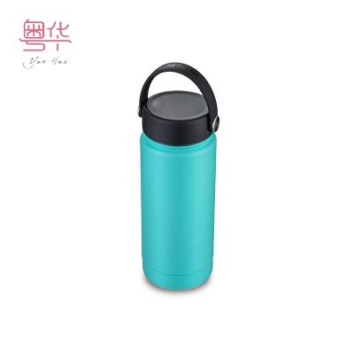 China Yuehua Viable LFGB Approved Double Wall Stainless Steel Water Bottle Wide Mouth Outer Vacuum for sale