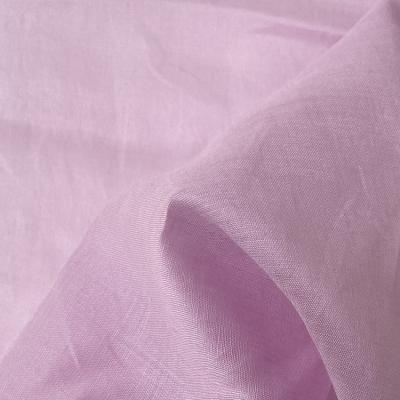 China Ten cel organic ramie fabric for garment dress skirt blouse fashion plain dyed stock fabric item factory direct for sale