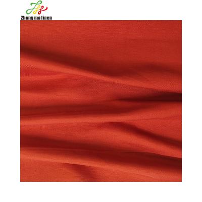 China Rayon Organic Canvas Blend Interwoven Plain Dyed Stock Fabric Item Factory Direct For Fashion Home Textile Skirt Dress Blouse Shirt for sale