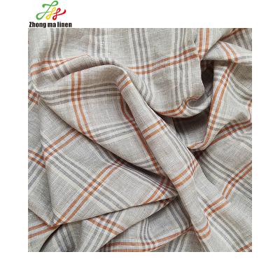 China Breathable Yarn Dyed Pure Canvas Custom Product Soft High Quality Wholesale 100% Canvas Fabric For Shirt Suit Home Textile D6809# for sale