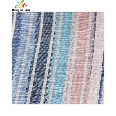 China Cotton Tencel Fabric Viable Yarn Dyed Stock Item Wholesale Or Customized Soft Fabric For Fashion Shirt Skirt Blouse Dress for sale