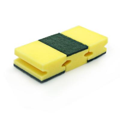 China Kitchen Cleaning Scrubber Wholesale Sink Sponge Kitchen Scrubbers Sponge Handle Customized Cleaning Sponge For Doing Housework for sale