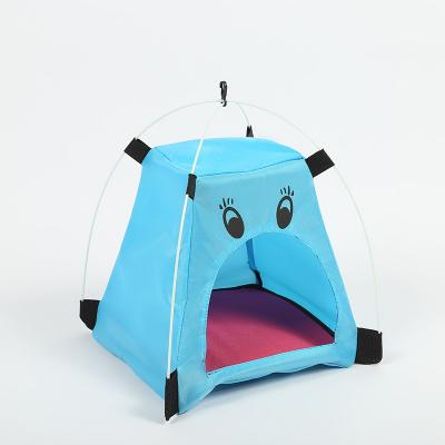 China Viable Cartoon Monster Direct Selling Removable Manufacturer Open Mouth Tent Dog Kennel, Oxford Cloth Breathable Four Seasons Tent for sale