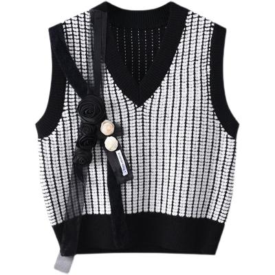 China QUICK DRY Retro Style Top Vest Women's Sweater Latest Sweater for sale