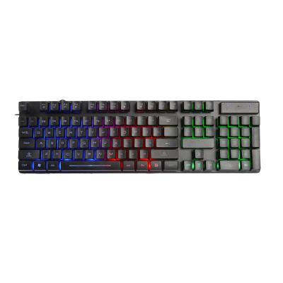 China Anti-ghosting Make Your Own Keyboard Sell PC Gamer Ergonomic American White Color Red Backlit Gaming Keyboard for sale