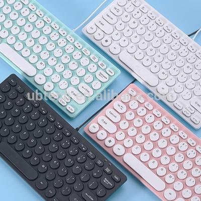 China Membrane Logo Cute DIY Custom Vintage Soft QWERTY Portable Typewriter Keyboard for sale