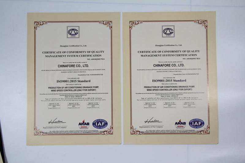 ISO9001 - Hangzhou Lifeng Imp. & Exp. Co., Ltd.