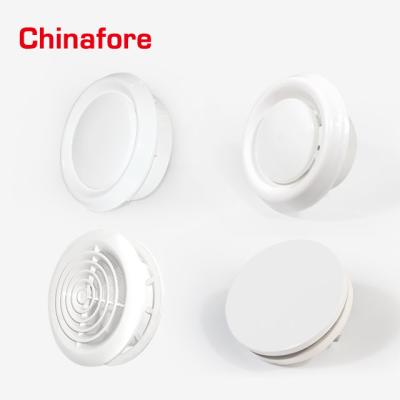 China Modern Low Price Round Type HVAC PVC ABS Plastic Diffusers For Air Valves And Grilles for sale