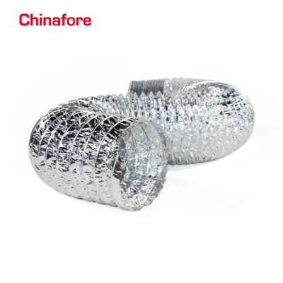 China Contemporary HVAC System Duct Pipe Non-insulated Aluminum Foil Flexible Duct for sale