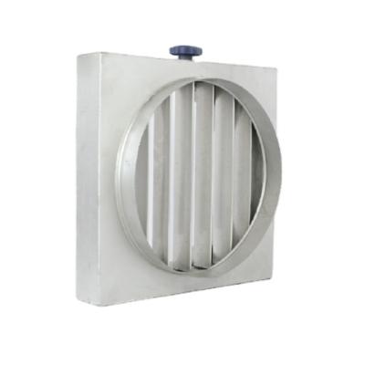 China Durable Ventilation Accessories Galvanized Steel Manual Damper Opposed Air Louvre Control Damper for sale