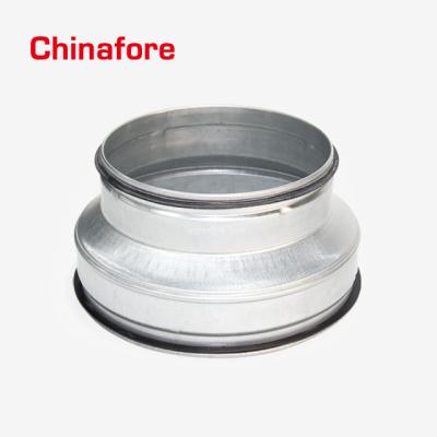 China Easy Installation Concentric Round Duct Reducer Air Stack Fittings Products for sale