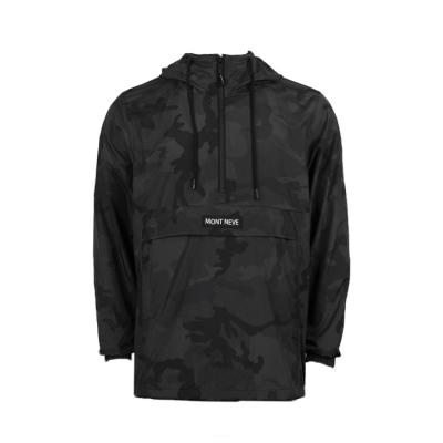 China Custom Logo Fashionable Mens Anorak Outdoor Waterproof Jacket Reversible for sale