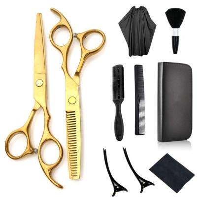 China Professional Hairdressing Scissors Thinning Performance Barber Scissors 6.0 Inch Hair Cutting Kit for sale