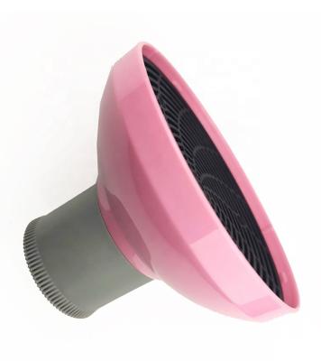 China Silicone+Nylon Salon Beauty Equipment Hair Care Styling Fan Hood Foldable Silicone Hair Dryer Diffuser Cover for sale