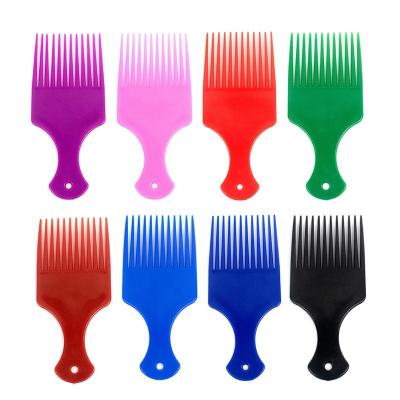 China For Home Use 2022 New Trending Insert Afro Hair Selection With Logo Wide Tooth Hair Comb Salon Hair Styling Fork Comb for sale