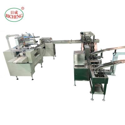 China Automatic Bakery Lane Double Biscuit Biscuit Tightening Connect On Edge Joint Topping Machine Cream for sale