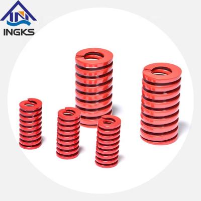 China Factory Direct Sales Coil Alloy Steel Jis Die Spring Load Press Mold JIS Red Medium Rectangular Die Springs for sale