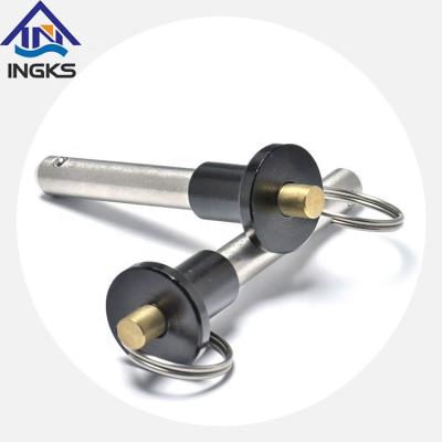 China Professional Stainless Steel Supplier Steel Red Button Ball Black Key Lock Pins for sale