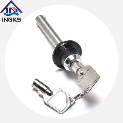 China Factory Supply Stainless Steel Stainless Steel With Ball Key Key Lock Pin Quick Release Pin for sale