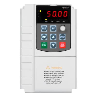 China 220V 2.2KW 3HP 10A solar vfd single phase output solar pump inverter for sale