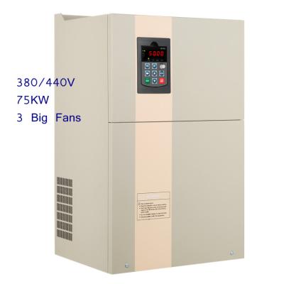 China 380V 75KW 100HP AC Variable Speed Drive For Asynchronous PMSM Motor for sale