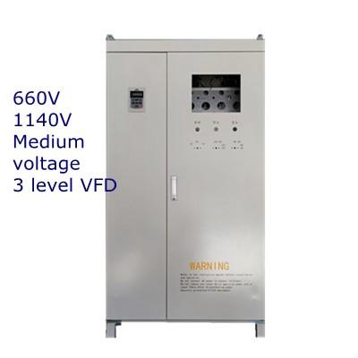 China 660V 1140V dreiniveauinverter des Mittelspannungs-Frequenzumsetzer-VFD zu verkaufen