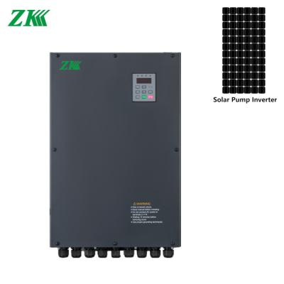 China 3 Phase 22kw 30hp MPPT VFD Solar Pump Inverter Solar DC Grid AC Input for sale