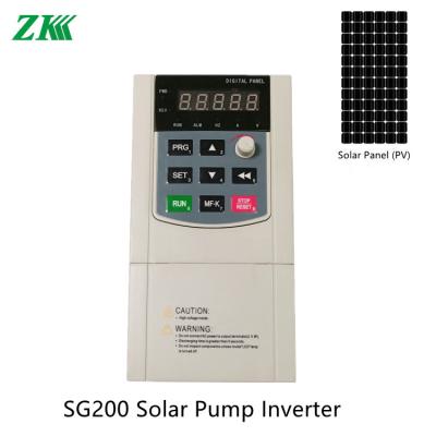 China SG200 0.75kw zum Solarpumpen-Inverter 5.5kw MPPT VFD für Wechselstrom pumpt Steuerung zu verkaufen