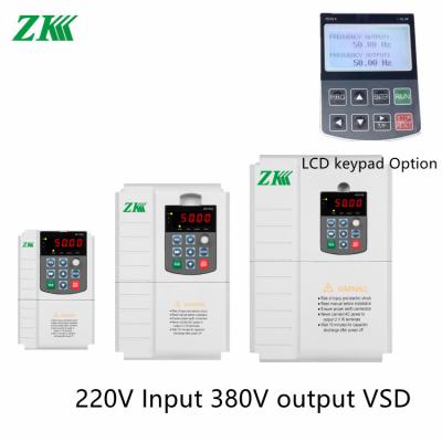 China 1.5kw-18kw de vectoroutput van de Controlevfd 220V Input 380V met over Huidige Bescherming Te koop