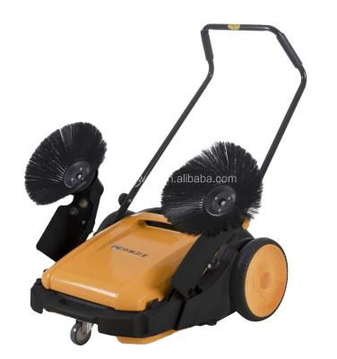 China Hotels Equipment Industrial Unpowered Road Sweeper Sweeper Machine /Manual Fast Floor Sweeper For Low Price for sale