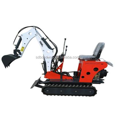 China Construction Digging 2021 New 0.8T Excavator Mini Wheel Excavator Bucket Cheap New Excavator For Sale for sale