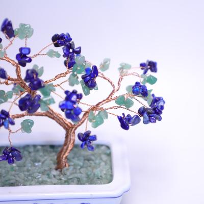 China Home Decorative Fluorite Crystal Money Tree Of Life Feng Shui Tree Handmade Natural Crystal Lucky Tree Quartz Gemstone Chip for sale