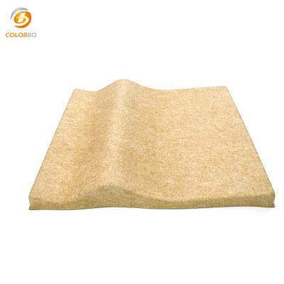 China 3D Polyester Fiber Flame Retardant Highly Efficient Sound Absorption New Design For Private Cinema for sale