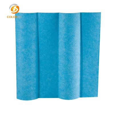 China Highly Efficient Sound Absorption 4D PET Embossed Panel Sound Absorbing Wave Sound Absorbing Panel for sale