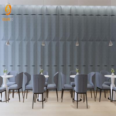 China Modern Design Highly Efficient Acoustic Panel 3D Sound Absorption Home Products Material for sale