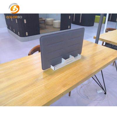 China Modern Desktop Partition PET Sound Barrier Screen For Office for sale