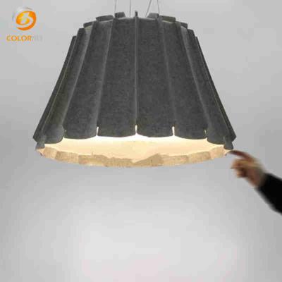 China Sound Absorption Modern Decoration Material PET Felt Lampshade With High Quality for sale