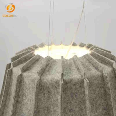 China Modern Felt Lampshade Eco Production Sound Absorption Decoration Material for sale