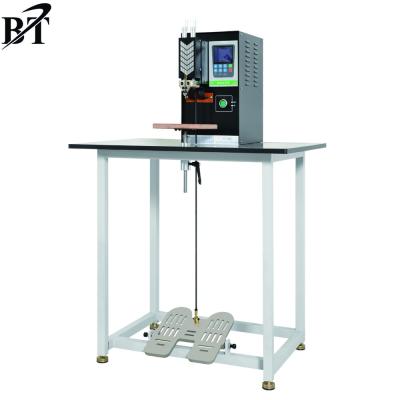 China High Frequency Inverter Foot Operated Spot Welder Machine Dual Pulse for sale