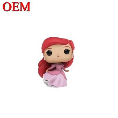 China 3D Disny Princess OEM Small Cartoon Vinyl Figure Toy Action Figure Custom Made for sale