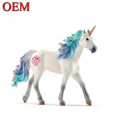 China Custom Cute 3d Horse Resin Toys Made Animal Resin Figure Sculpture OEM for sale