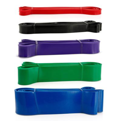 China Wholesale custom color high strength fitness LOGO yoga exercise factory exercise yoga tension belt bands elastic resistance for sale