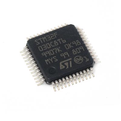 China New and original integrated circuit electronic components BOM IC standard chips LQFP48 STM32F030C8T6 for sale