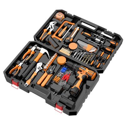 China Household Tool Kit Electric Power Tool Kits Factory Price Electric Drill Machine Electric Power Cordless Tool Kit for sale